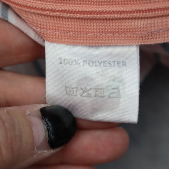 Faballey Shirt Womens L Multicolor Striped Quarter Sleeve VNeck Pullover Blouse - Picture 3 of 16